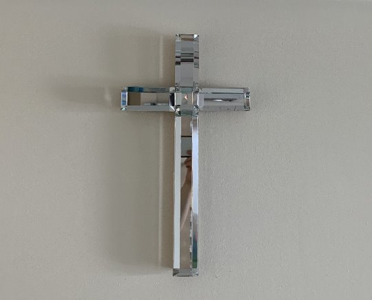 크리스탈 벽걸이 소형 십자가